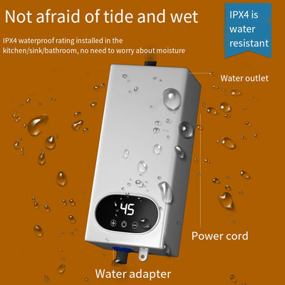Calentador de Agua Instantáneo 3500W-5500W sin Tanque para Ducha y Cocina - Image 2