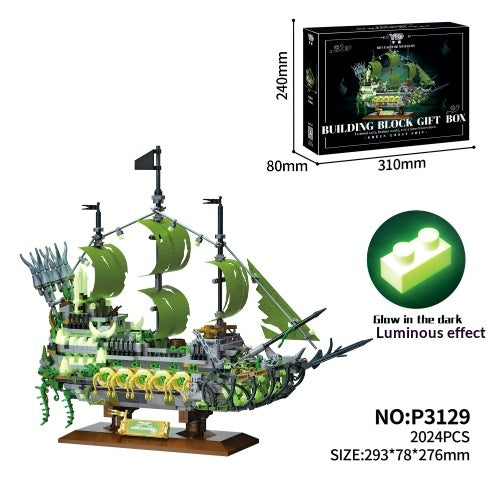 Barco Pirata Fantasma - Set de Construcción Educativo para Niños - Image 7