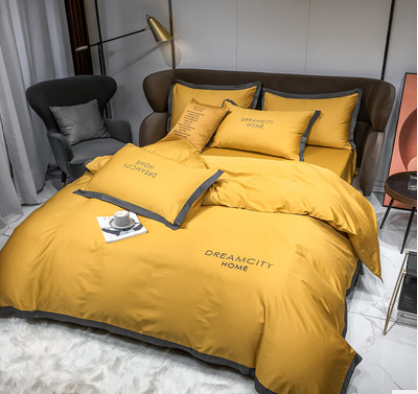 Juego de Cama Matrimonial Bordado Algodón Puro 4 Piezas Ala Ancha - Image 23