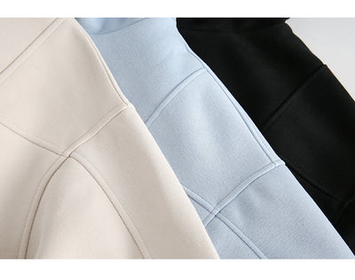 Sudadera Holgada con Capucha y Cuello Alzado para Mujer - Image 14