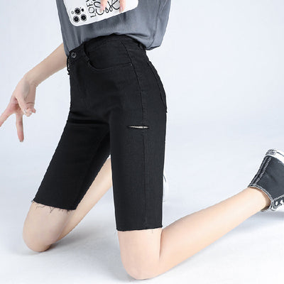 Pantalón Ajustado Denim Cinco Bolsillos Estilo Minimalista para Mujer - Image 11