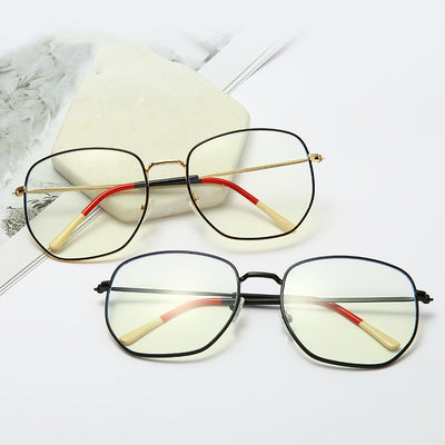 Gafas Poligonales de Marco Metálico - Tendencia Unisex