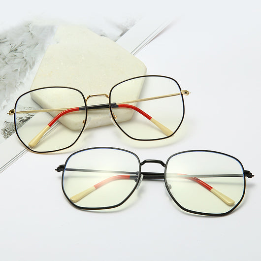 Gafas Poligonales de Marco Metálico - Tendencia Unisex