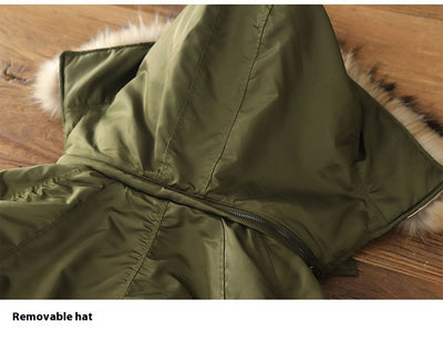 Chamarra Retro para Hombre con Cuello de Pelaje Grueso - Image 35