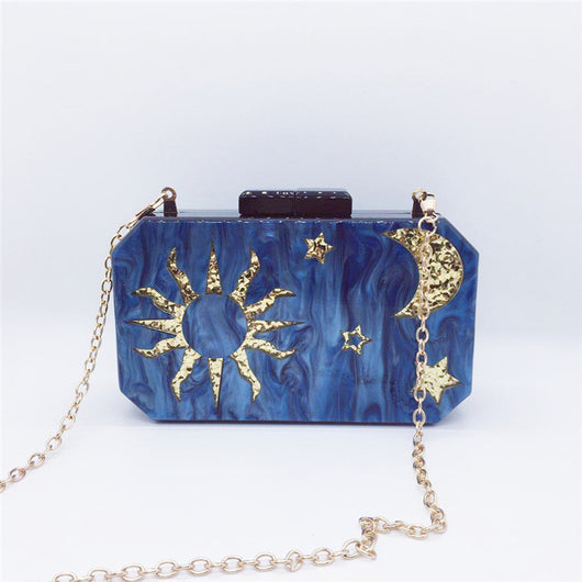 Bolso Octagonal Estrella y Luna para Eventos y Bodas - Image 4