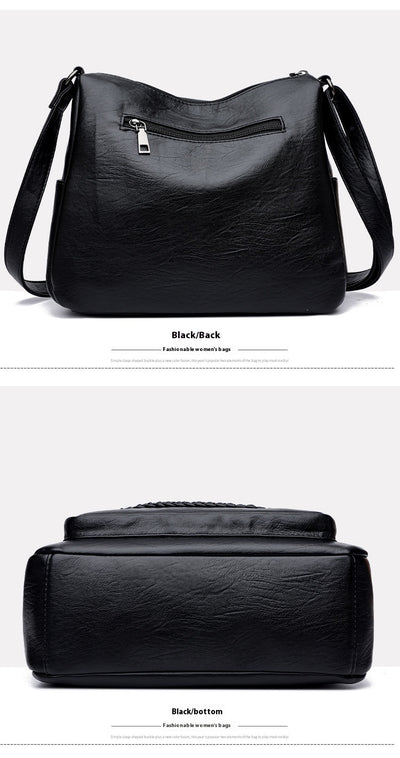 Bolso de Hombro de Cuero Suave para Mujer - Capacidad Extra Grande - Image 13