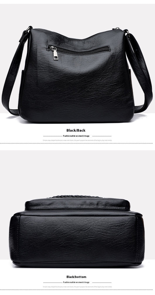 Bolso de Hombro de Cuero Suave para Mujer - Capacidad Extra Grande - Image 13