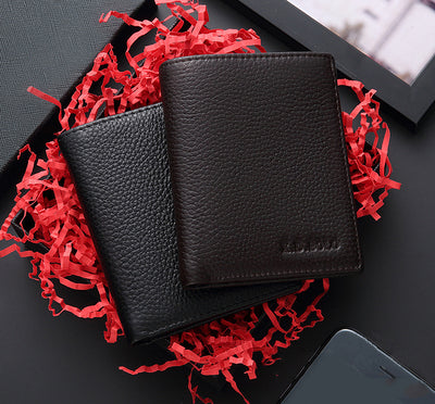 Billetera Delgada de Cuero Genuino para Hombre - Diseño Minimalista - Image 4