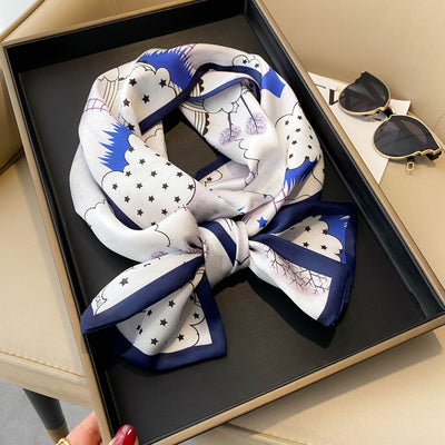 Diadema Pañuelo de Seda Artificial Elegante y Versátil - Image 19