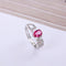 Anillo Ovalado Dos Colores - Carta de Amor para Mujer