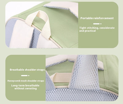 Mochila Transportadora Transparente para Mascotas con Doble Correa - Image 18
