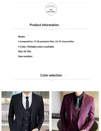 Traje Slim Fit Británico para Hombre - Conjunto Casual Elegante - Image 12