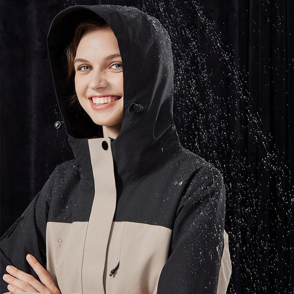 Abrigo Desmontable Impermeable Otoño-Invierno Unisex con Forro Adhesivo