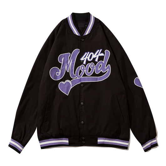 Chaqueta Bomber Vintage con Bordado de Alfabeto High Street - Image 8