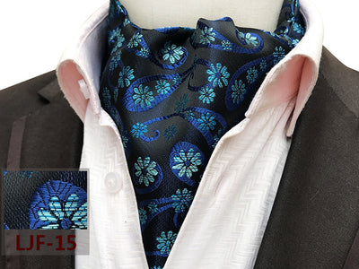 Bufanda Jacquard de Poliéster Estilo Británico para Hombre - Image 36