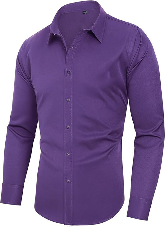 Camisa Elástica sin Planchado para Hombre - Image 16