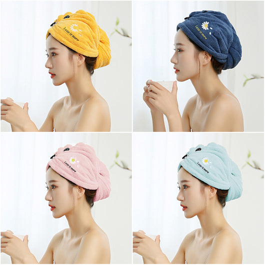 Toalla Absorbente para Cabello Húmedo - Turbante Secador Suave