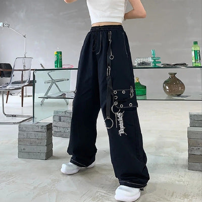 Pantalón Negro Casual para Mujer - Estilo Urbano - Image 3