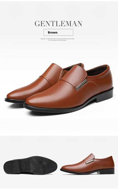 Zapatos Formales de Cuero con Punta Afilada para Hombre - Image 25