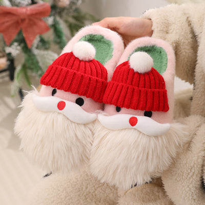 Pantuflas Navideñas Santa Claus Cálidas y Antideslizantes para Mujer - Image 8