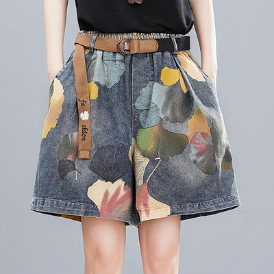 Pantalón Denim Estampado Pierna Ancha para Mujer - Image 11