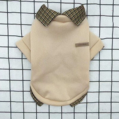 Suéter de Cuello Falso Velvet para Mascotas - Abrigo Elegante de Dos Piezas - Image 8