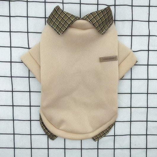 Suéter de Cuello Falso Velvet para Mascotas - Abrigo Elegante de Dos Piezas - Image 8