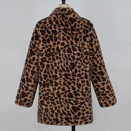Abrigo de Piel Sintética para Mujer Invierno - Image 9