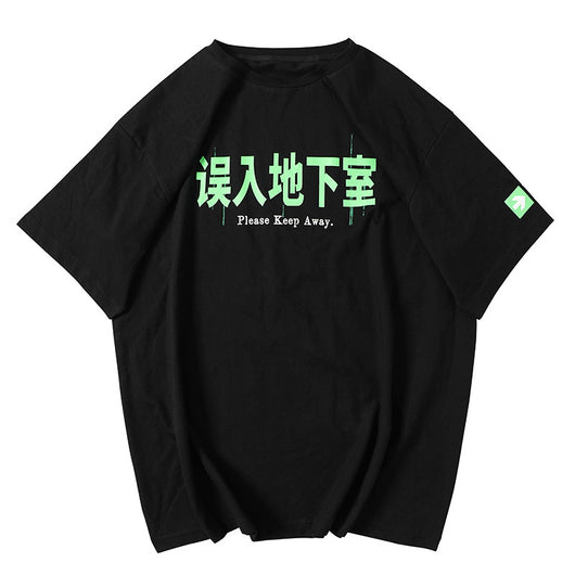 Camiseta de Algodón Estampada Suelta y Cómoda - Image 6