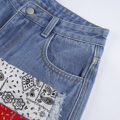 Pantalones Rectos Rotos Street Style para Mujer - Image 10