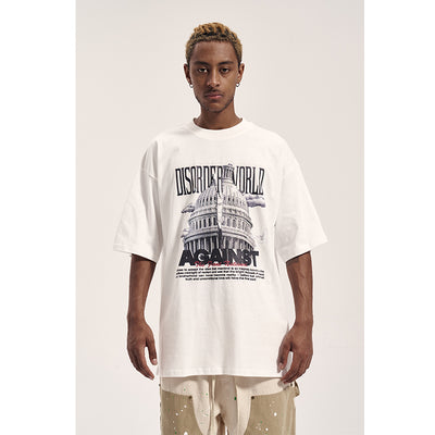 Camiseta Retro Suelta de Manga Ancha para Hombre - Estilo Urbano Casual - Image 7