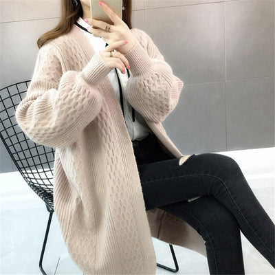 Cardigan de Punto Holgado para Mujer - Image 9