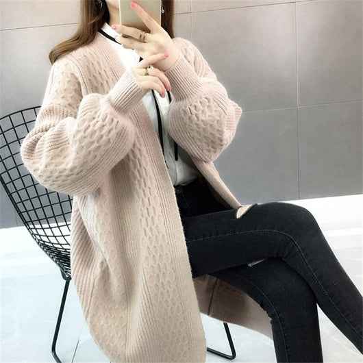 Cardigan de Punto Holgado para Mujer - Image 9