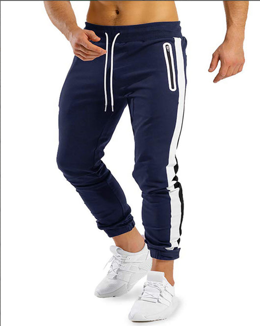 Pantalones Deportivos para Correr con Contraste Lateral y Cierre Velcro - Image 11