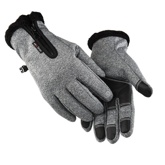 Guantes de Invierno para Hombre con Pantalla Táctil, Cierre de Cremallera e Impermeables - Image 3