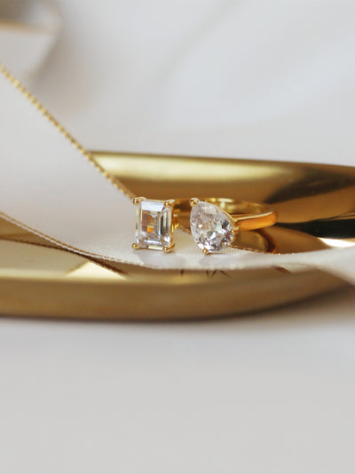 Anillo de Diseño Exclusivo Lujo Ligero para Mujer - Image 19