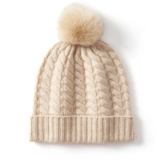 Gorro de Cachemira Suave para Otoño e Invierno - Image 4