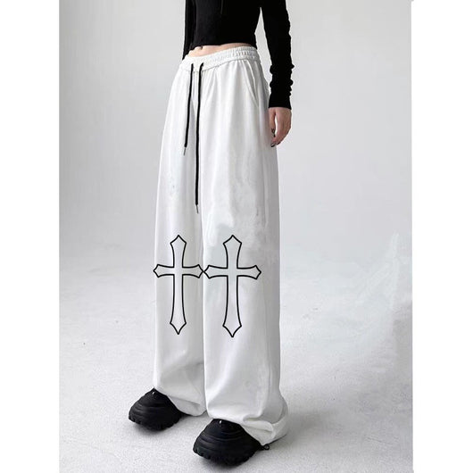 Pantalón Deportivo Cintura Alta con Cordón Estilo Hot Girl Hiphop - Image 10