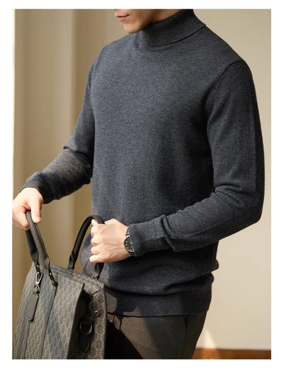 Suéter Cuello Alto Térmico para Hombre - Abrigo Casual Perfecto - Image 14