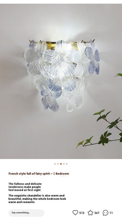 Lámparas de Cristal Coloreado Estilo Romántico Francés - Image 20