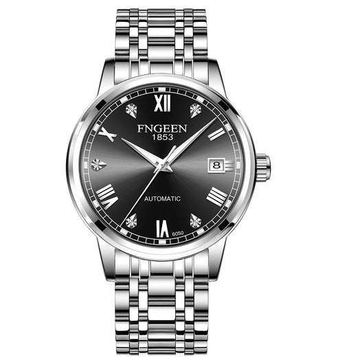 Reloj Automático de Acero Inoxidable Estilo Cinturón Ejecutivo Impermeable con Luminiscencia - Image 7