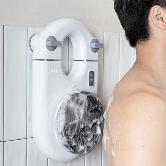 Cepillo Eléctrico de Baño Montado en Pared para Masaje Corporal
