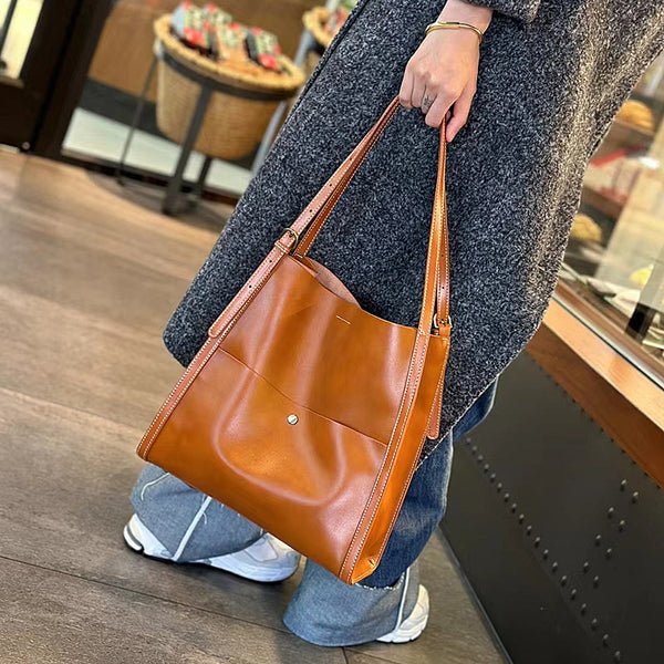 Bolso Tote de Cuero para Mujer con Gran Capacidad - Ideal para el Día a Día