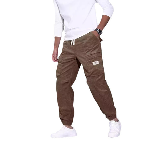 Pantalones de Pana Holgados con Tirantes para Hombre - Múltiples Bolsillos - Image 5