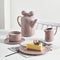 Rosado Morado 19 Cm Wave Dessert Plate