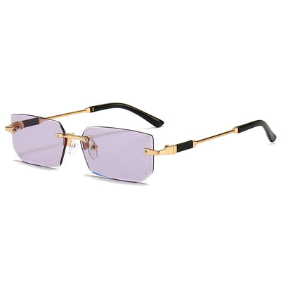 Gafas de Sol Rimless Transparentes para Mujer - Image 7