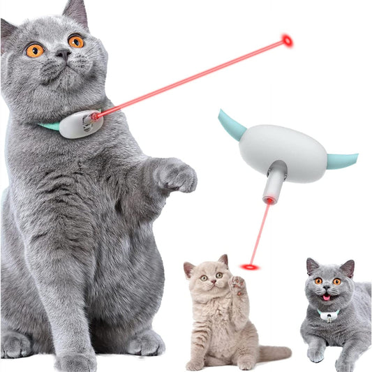 Collar Láser Interactivo Automático para Gatos con Carga USB