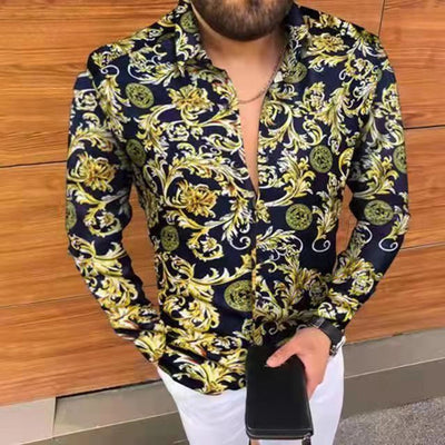 Camisa Casual Entallada de Manga Larga para Hombre - Image 4