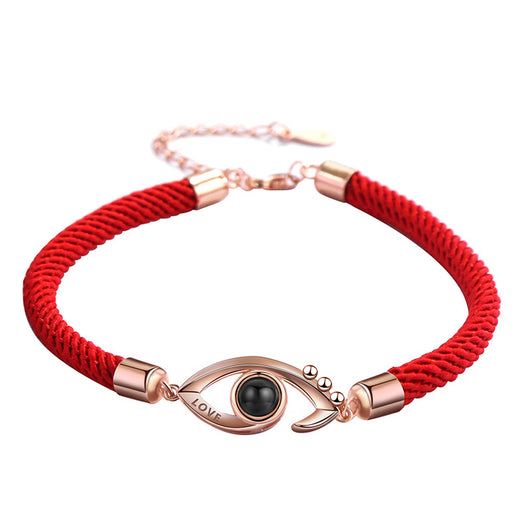 Pulsera de Pareja en Plata S925 con 100 Idiomas de Amor - Image 3