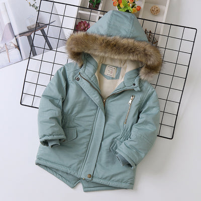 Chaqueta Acolchada Térmica para Niños - Algodón Grueso con Forro Polar - Image 9